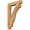 Ekena Millwork Balboa Arts & Crafts Rough Sawn Bracket, Western Red Cedar, 4"W x 26"D x 38"H BKT04X26X38BOA03RWR - alternate 1